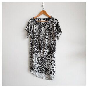 SEA NEW YORK • Leopard Print Silk Dress